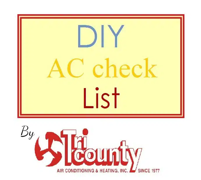 DIY: AC Check List